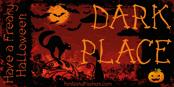 DARK PLACE_demo font